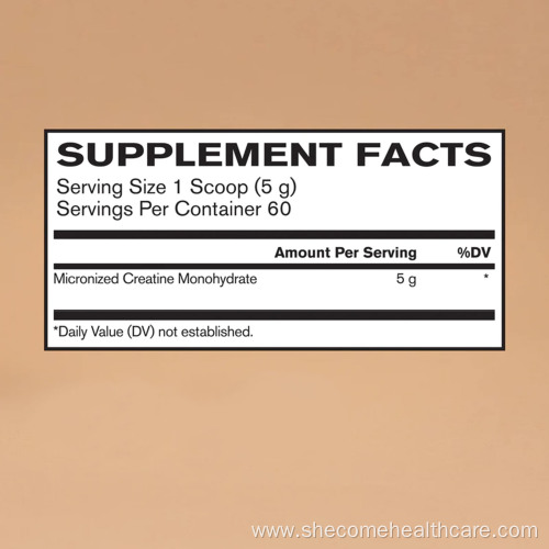 Monohydrate Powder Supports Muscle Growth Creatine Powder